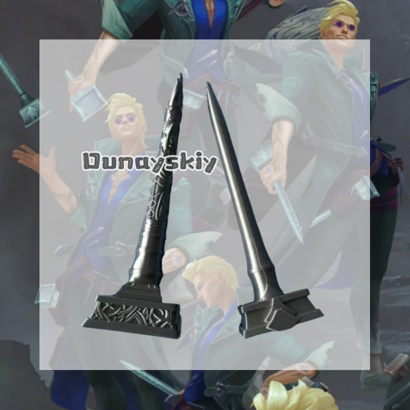 Cosplay Prop Display - KS*27Locke The Ashen Exorcist Soul Nail