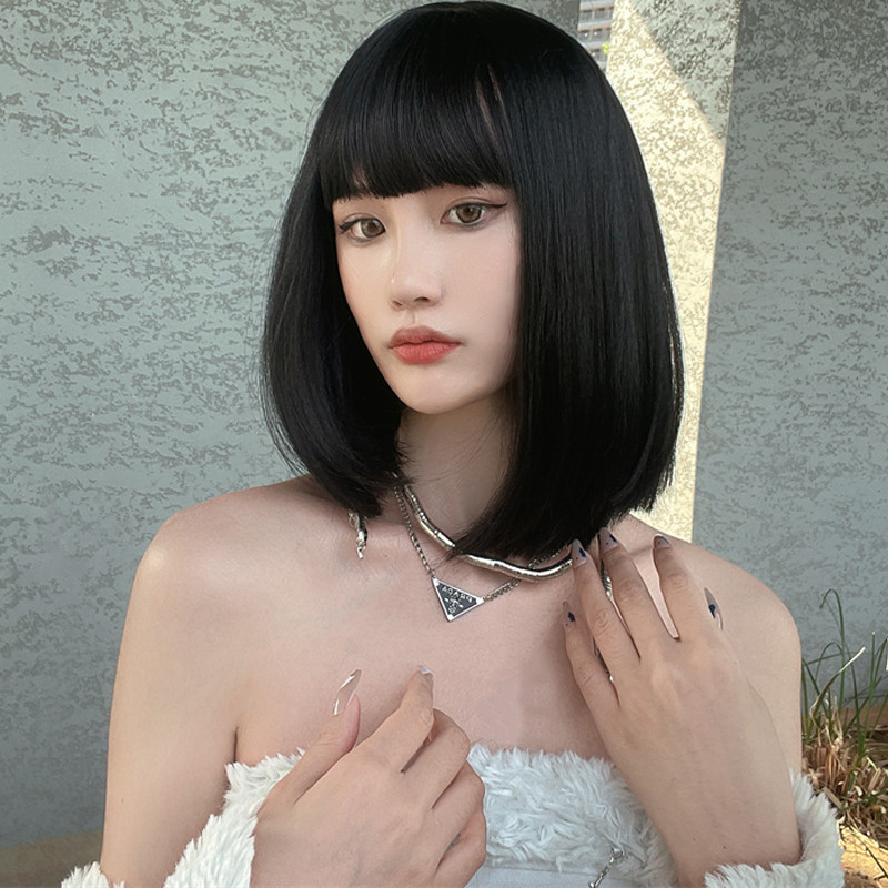 Wig Fiber Net - New natural synthetic wig female short