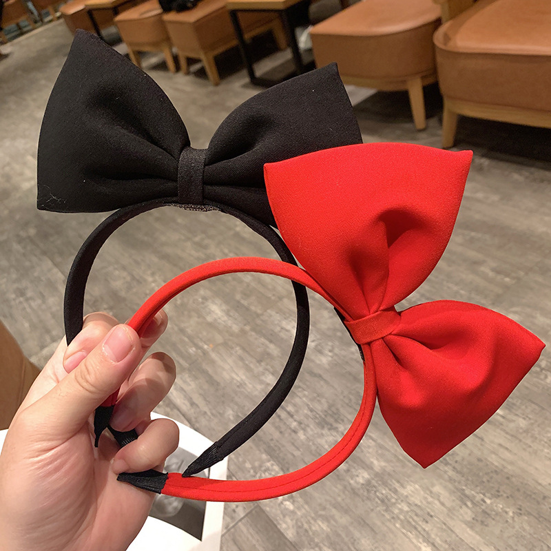 Cosplay Prop Bow - Cute Girls Red Big Bow Headband