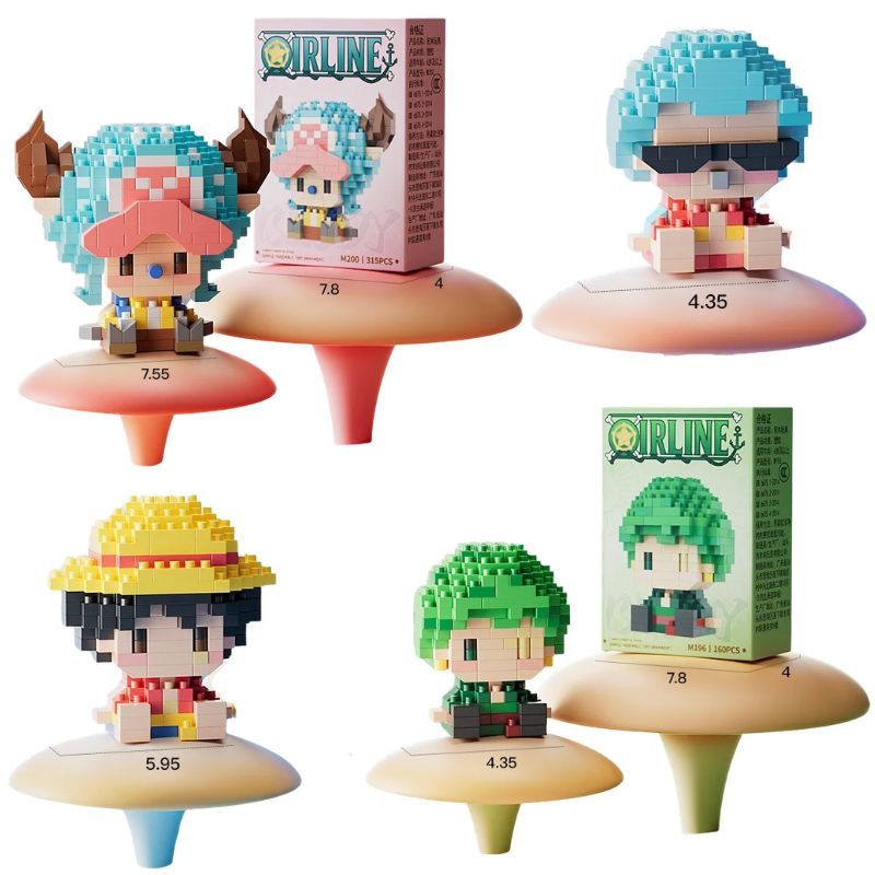 Cosplay Prop Building - Anime Building Block One Luffy Nami