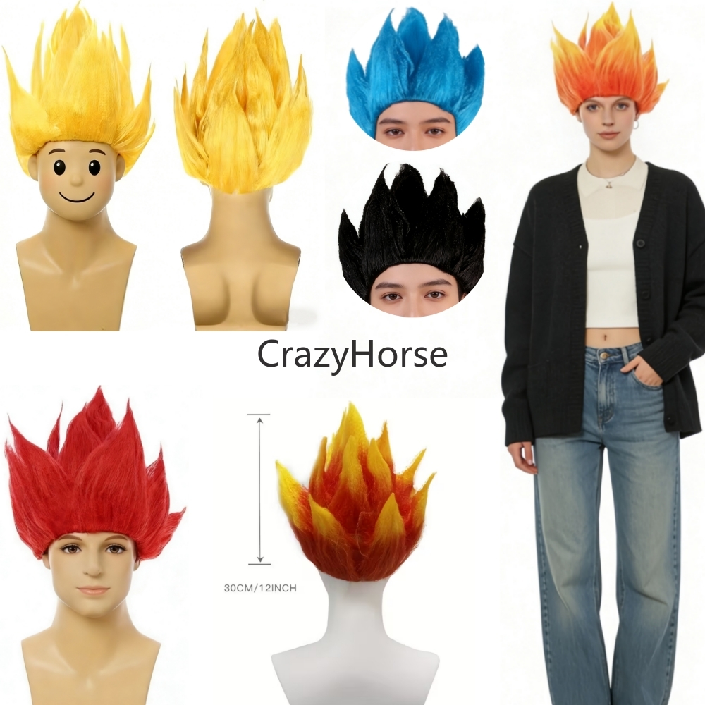 Cosplay Flame Prop - Halloween Adult Men Z Cosplay Saiyan