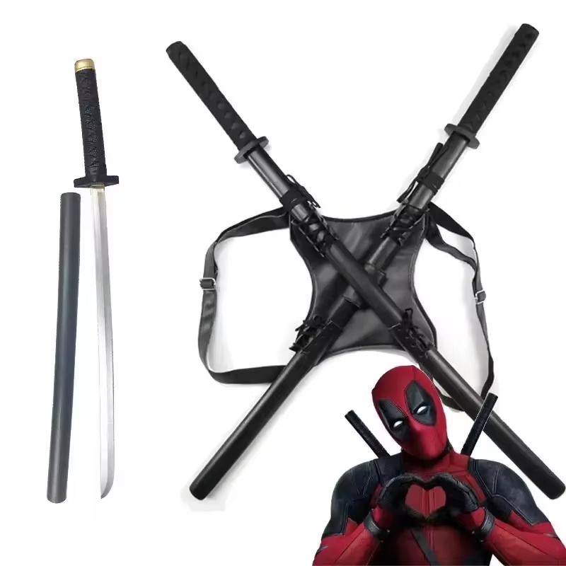 Cosplay Prop Dagger - 2025 New 61cm Deadpool Katana PU
