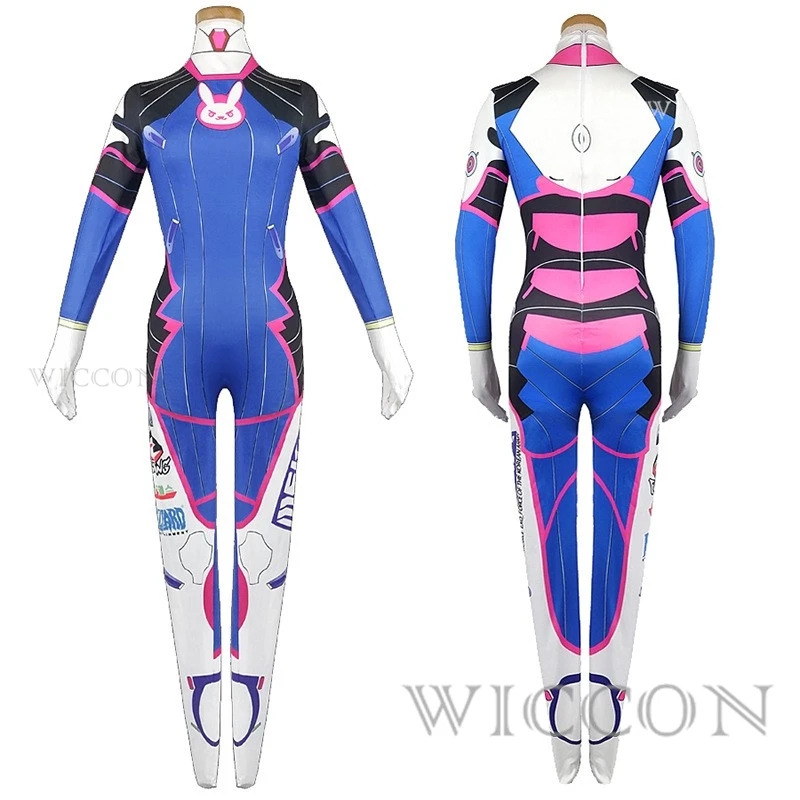 Dva Cosplay Prop - 2025 11 Anime Woman Jumpsuit Tights
