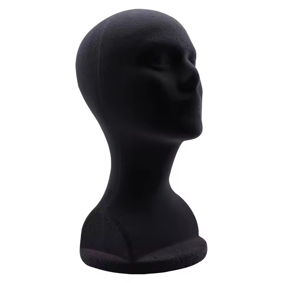 Cosplay Prop Foam - Male/Female Foam Mannequin Head Model for