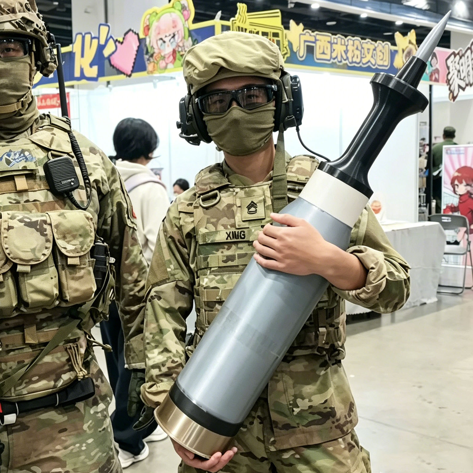 Cosplay Prop Display - 3D Printed 120mm APFSDS Assemble Model