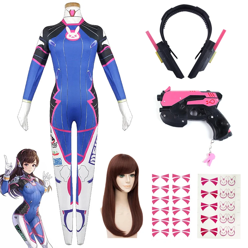 Dva Cosplay Prop - Game Overwatch Dva Cosplay Costumes Tights