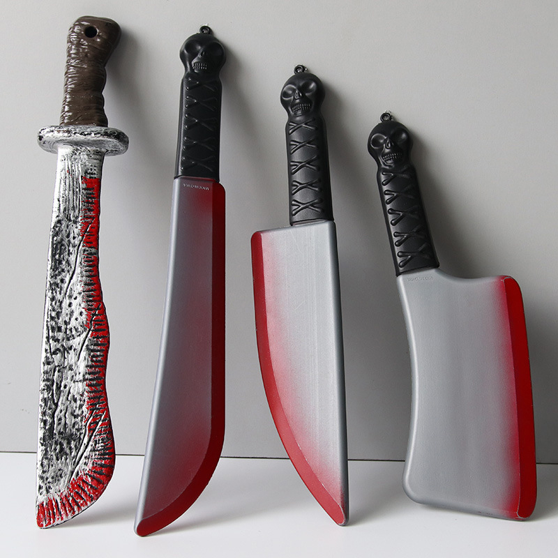 Cosplay Prop Axe - Decorative Bloody Axe Realistic Looking Plastic