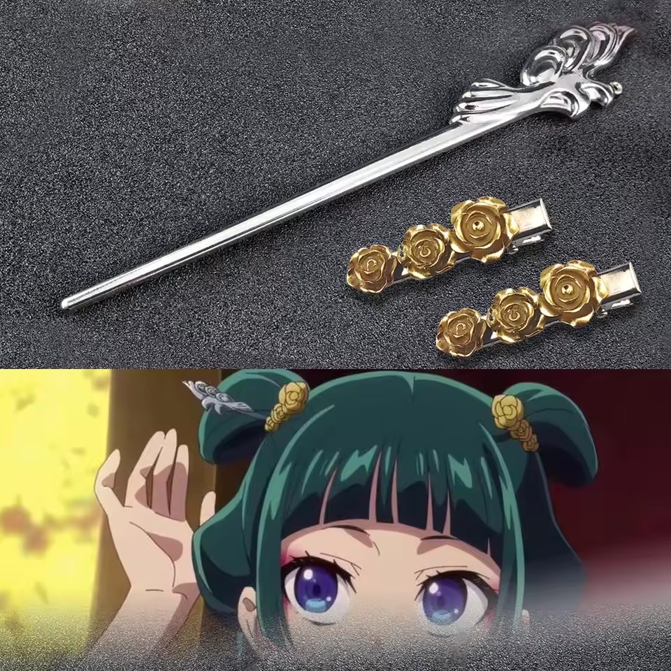 Cosplay Floating Prop - Apothecary Diaries Alloy Hairpins Anime Cosplay