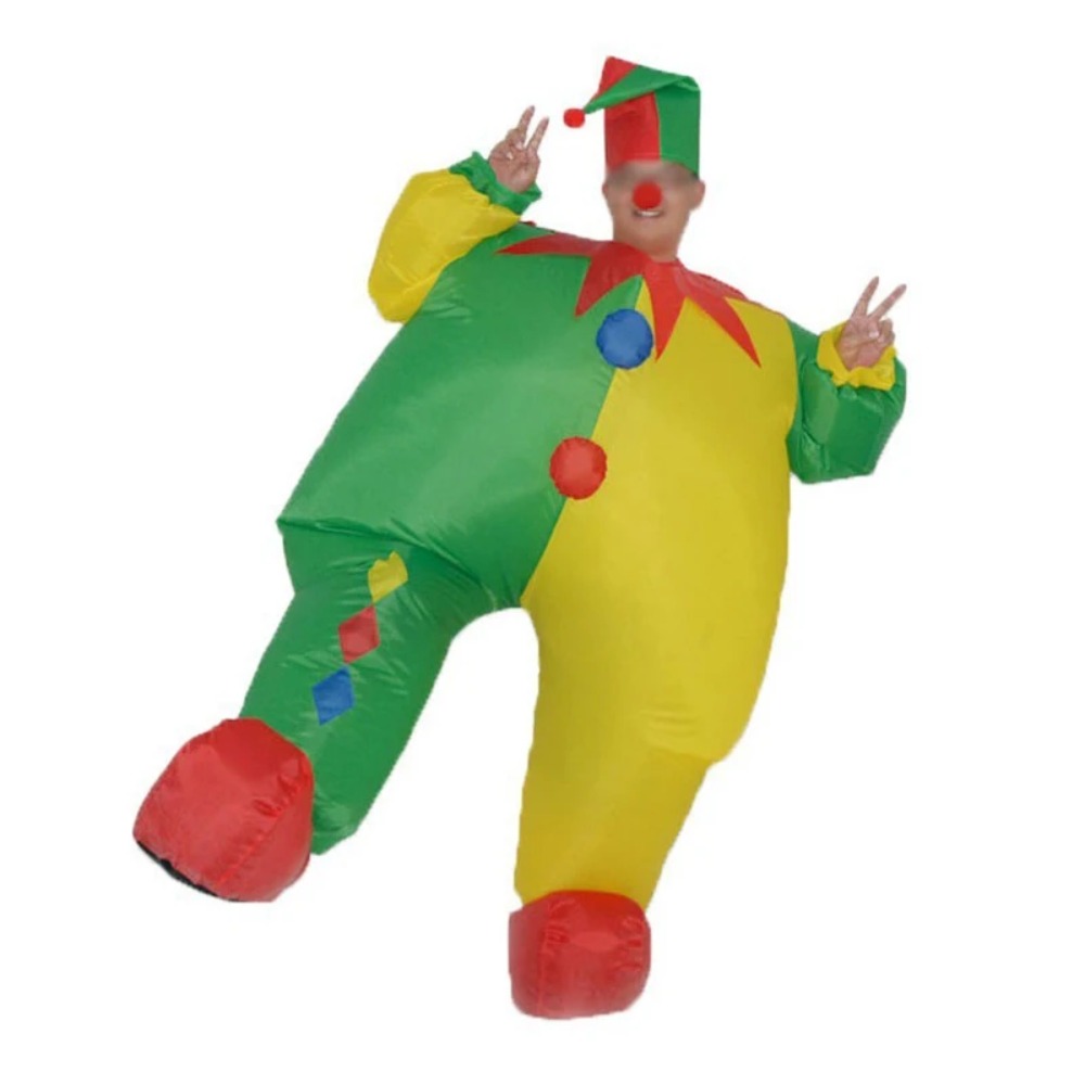 Circus Clown Inflatable Suit A - огляд і ціна Cosplay Prop Business