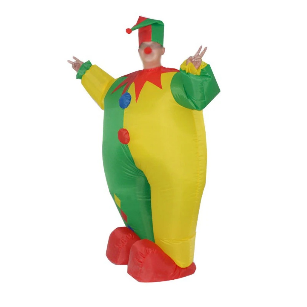 Circus Clown Inflatable Suit A - огляд і ціна Cosplay Prop Business