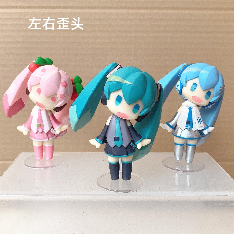 10CM Anime Figure Hatsune Miku - огляд і ціна Cosplay Prop Building