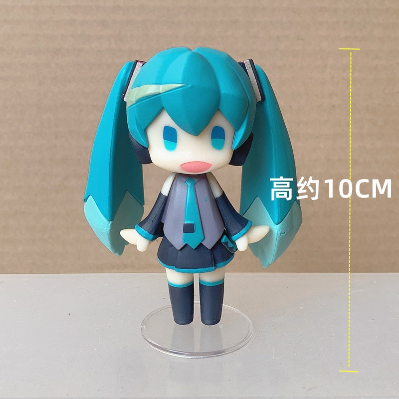 10CM Anime Figure Hatsune Miku - огляд і ціна Cosplay Prop Building