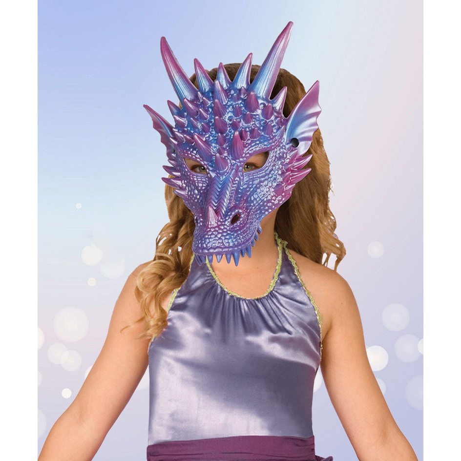 Pearl Blue Dragon Mask 3D Prin - огляд і ціна Cosplay Prop Blueprints