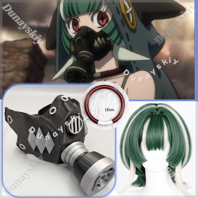 Guita Cyberpunk Gas Mask Green - огляд і ціна Cosplay Prop 3D Print