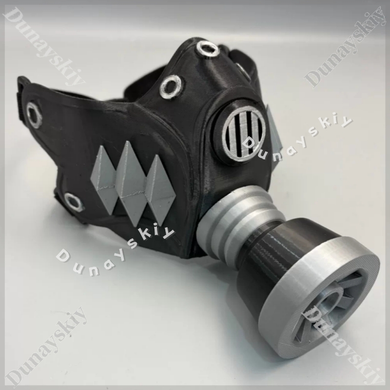 Guita Cyberpunk Gas Mask Green - огляд і ціна Cosplay Prop 3D Print