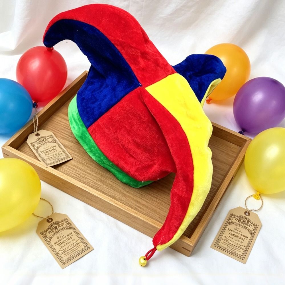 Cap Prop Multicolor Clown Hat  - огляд і ціна Cosplay Prop Patterns
