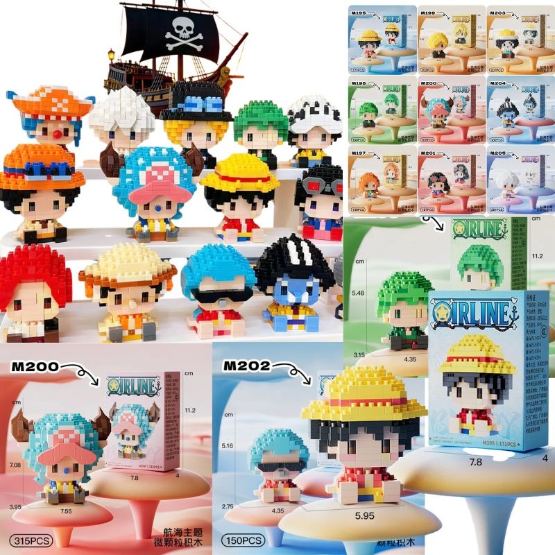 Anime Building Block One Luffy - огляд і ціна Cosplay Prop Building