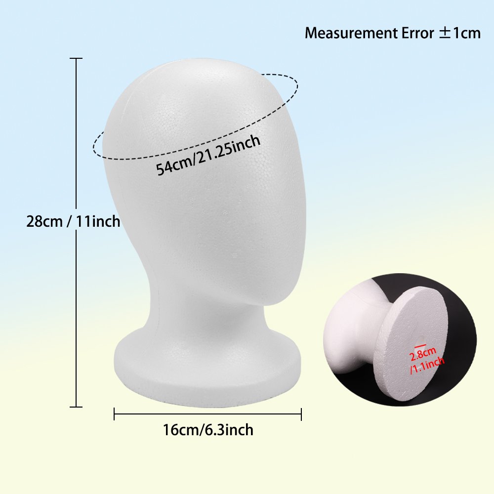 Faceless Mannequin Heads Foam  - огляд і ціна Cosplay Prop Foam