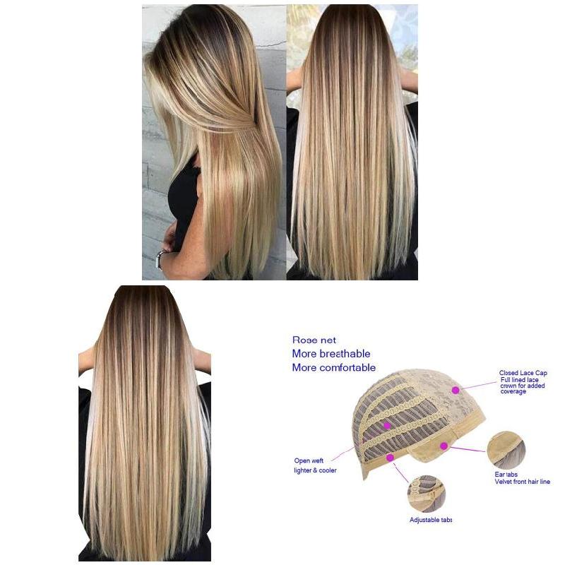 72cm Women Long Straight Wig W - огляд і ціна Wig Fiber Net