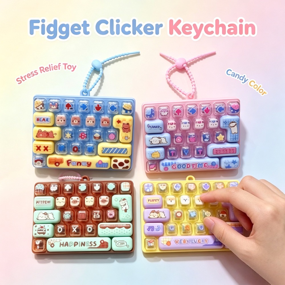 Candy Color Fidget Keycap Clic - огляд і ціна Cosplay Fire Prop