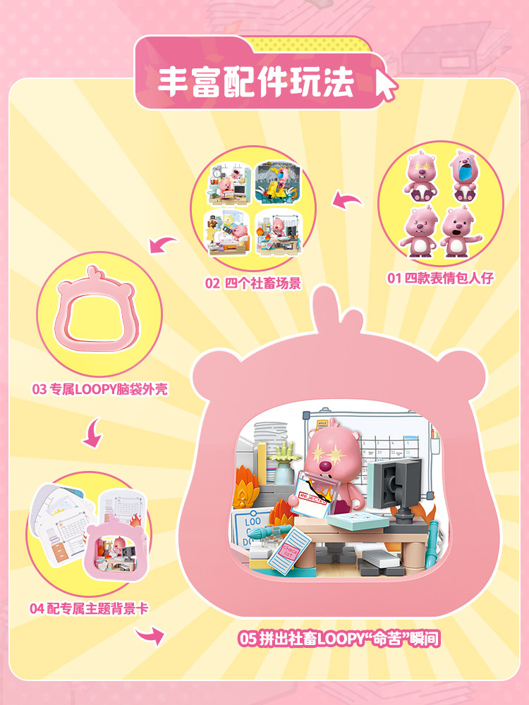 Keeppley 2026 New Loopy‌ Toy C - огляд і ціна Cosplay Prop Building