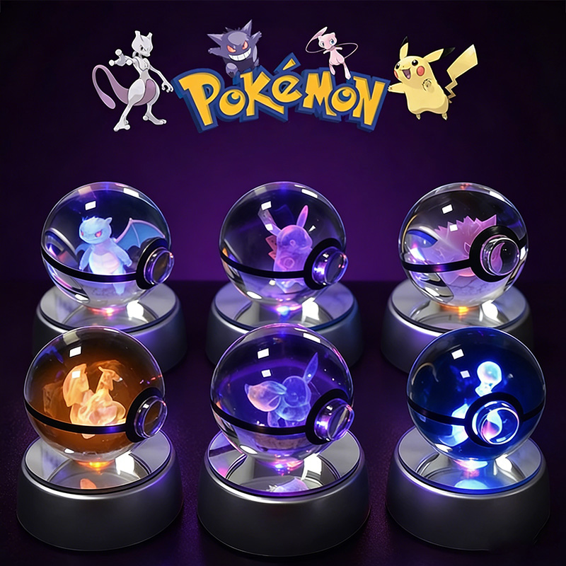 Pokemon Crystal Poké Ball 3D E - огляд і ціна Cosplay Fireball Prop