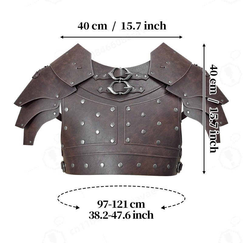 Medieval Studded Shoulder Ches - огляд і ціна Cosplay Props