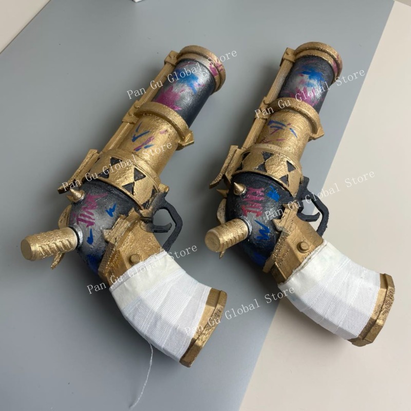 28cm/11.02in Jinx Pistol Custo - огляд і ціна Cosplay Prop Display