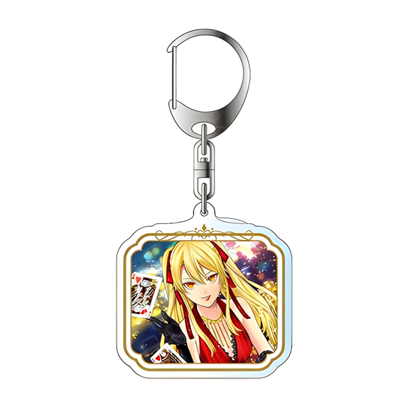 Kakegurui Anime Acrylic Pendan - огляд і ціна Cosplay Prop Painting
