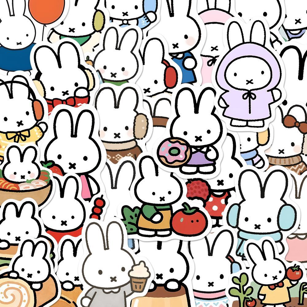 80PCS Kawaii Miffy Cute Sticke - огляд і ціна Cosplay Floating Prop