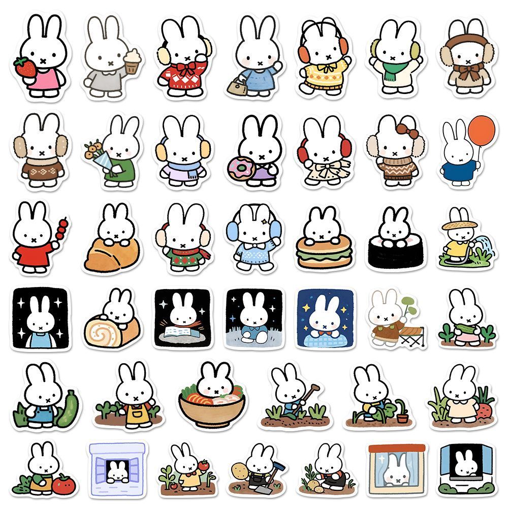 80PCS Kawaii Miffy Cute Sticke - огляд і ціна Cosplay Floating Prop