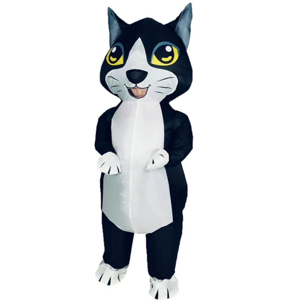 Orange Black Cat Inflatable Su - огляд і ціна Cosplay Prop Business
