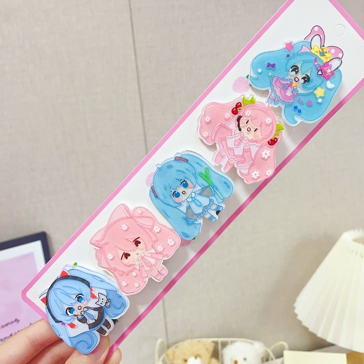 Hatsune Miku cartoon hair clip - огляд і ціна Cosplay Floating Prop