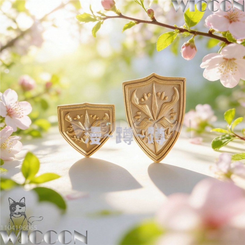 Golden school emblem tsukinomo - огляд і ціна Cosplay Prop 3D Print