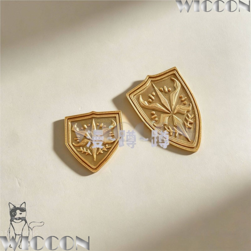 Golden school emblem tsukinomo - огляд і ціна Cosplay Prop 3D Print