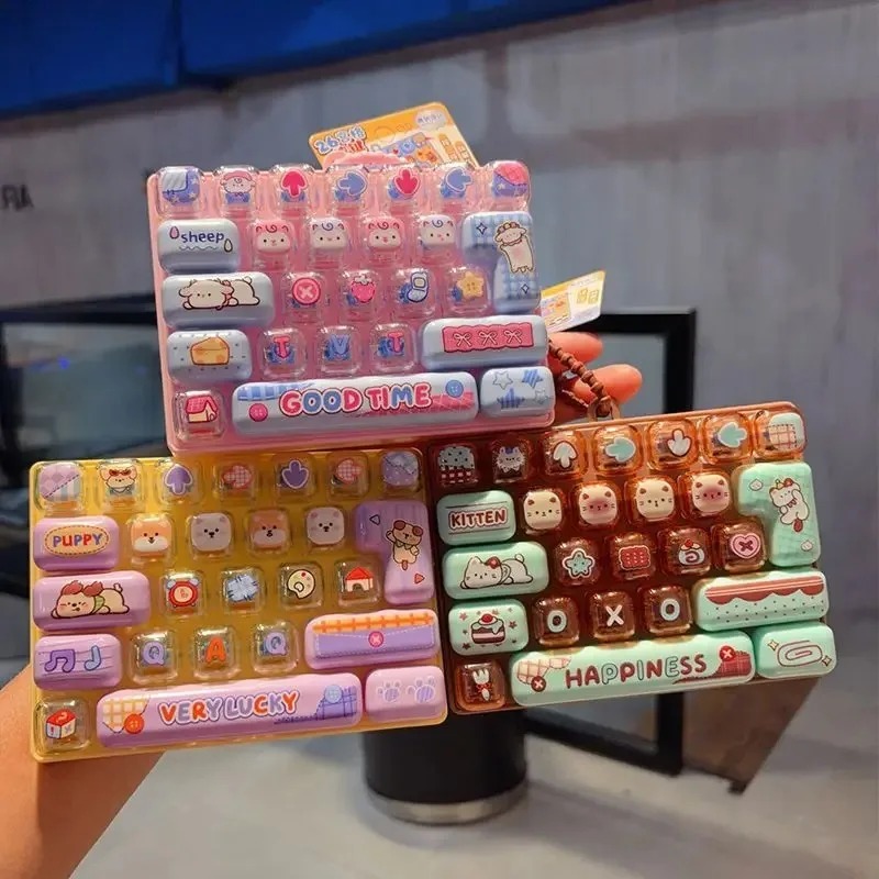 In Stock 26Grid Keycap Clicker - огляд і ціна Cosplay Fire Prop
