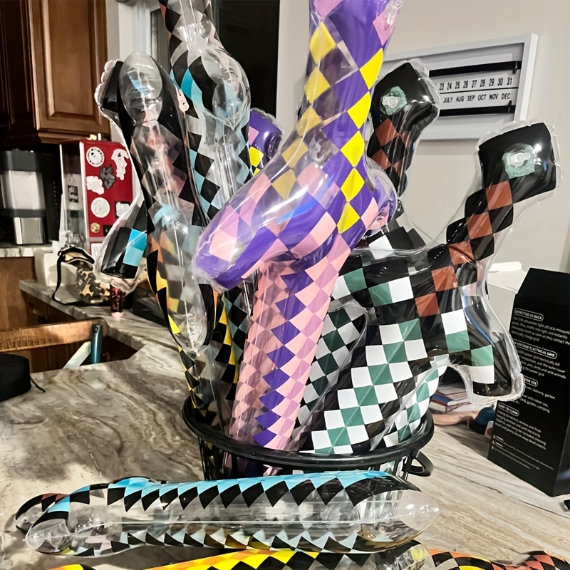 3Pcs Pixel Style Inflatable Sw - огляд і ціна Cosplay Prop Dagger