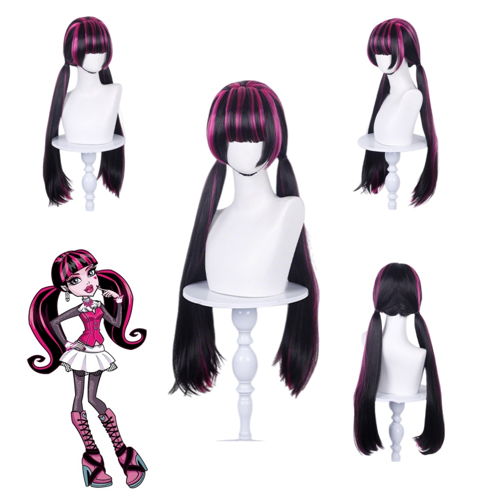 Anime Draculaura Cosplay Wig A - огляд і ціна Wig Fiber Net