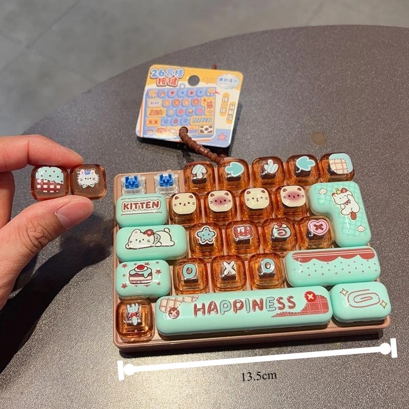*Candy Color Keycap Keychain C - огляд і ціна Cosplay Fire Prop