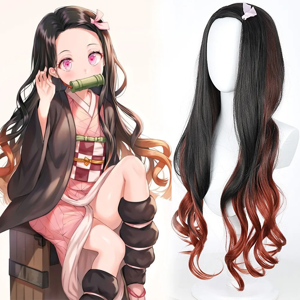 Black Dark Red Gradient Color  - огляд і ціна Wig Fiber Net