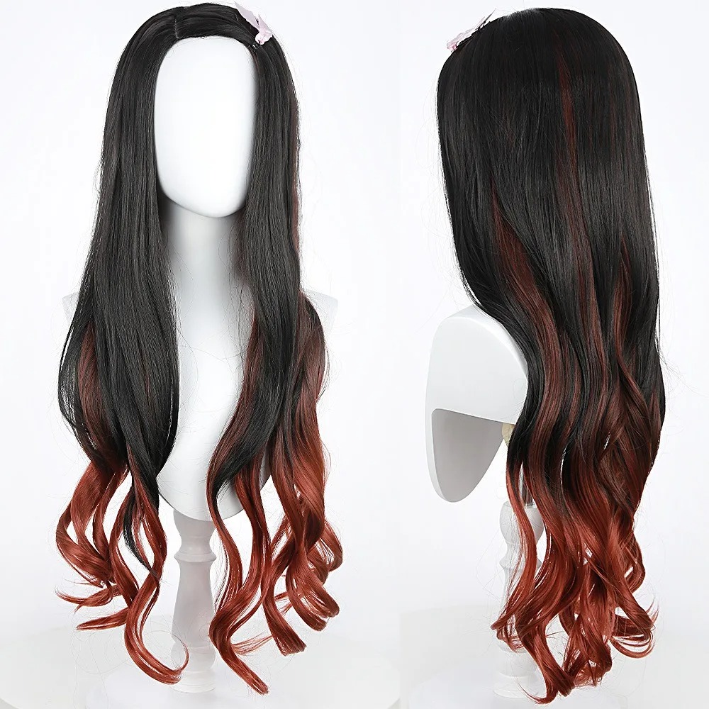 Black Dark Red Gradient Color  - огляд і ціна Wig Fiber Net